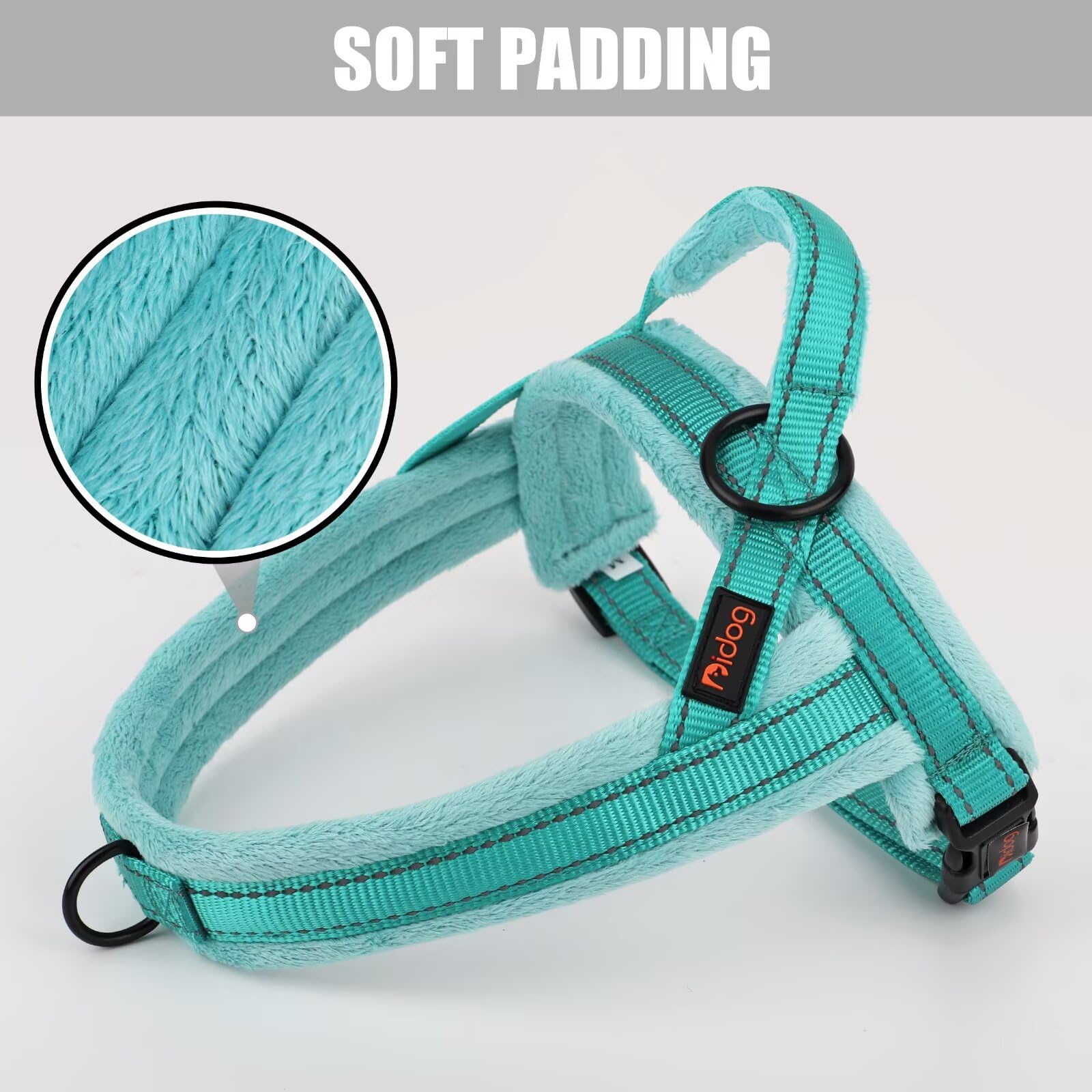 Pads franela acolchados ofrecen confort durante caminatas largas con Didog.
