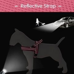 Didog arnes reflectivo con dos lineas para mayor visibilidad nocturna.