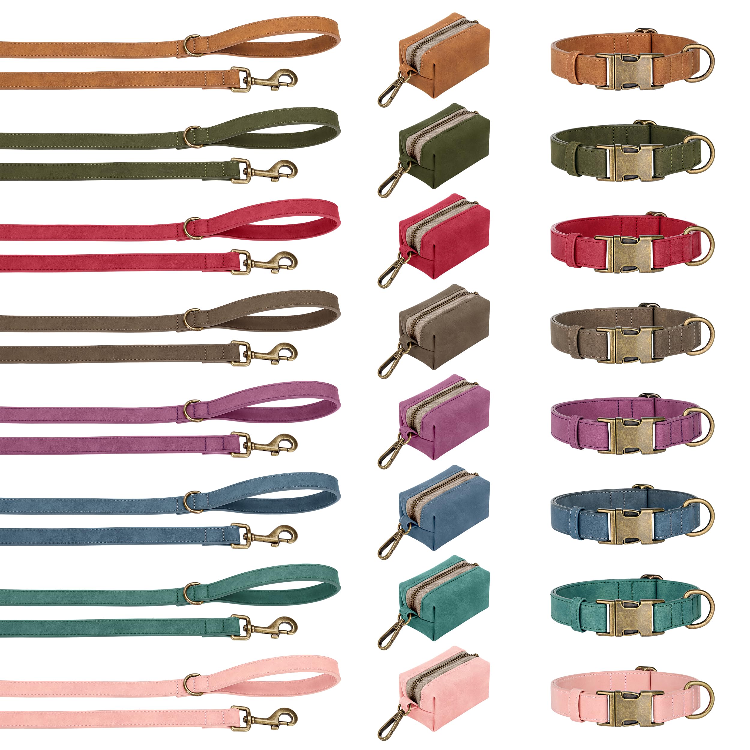 Didog collar con estilo moderno en tono verde.