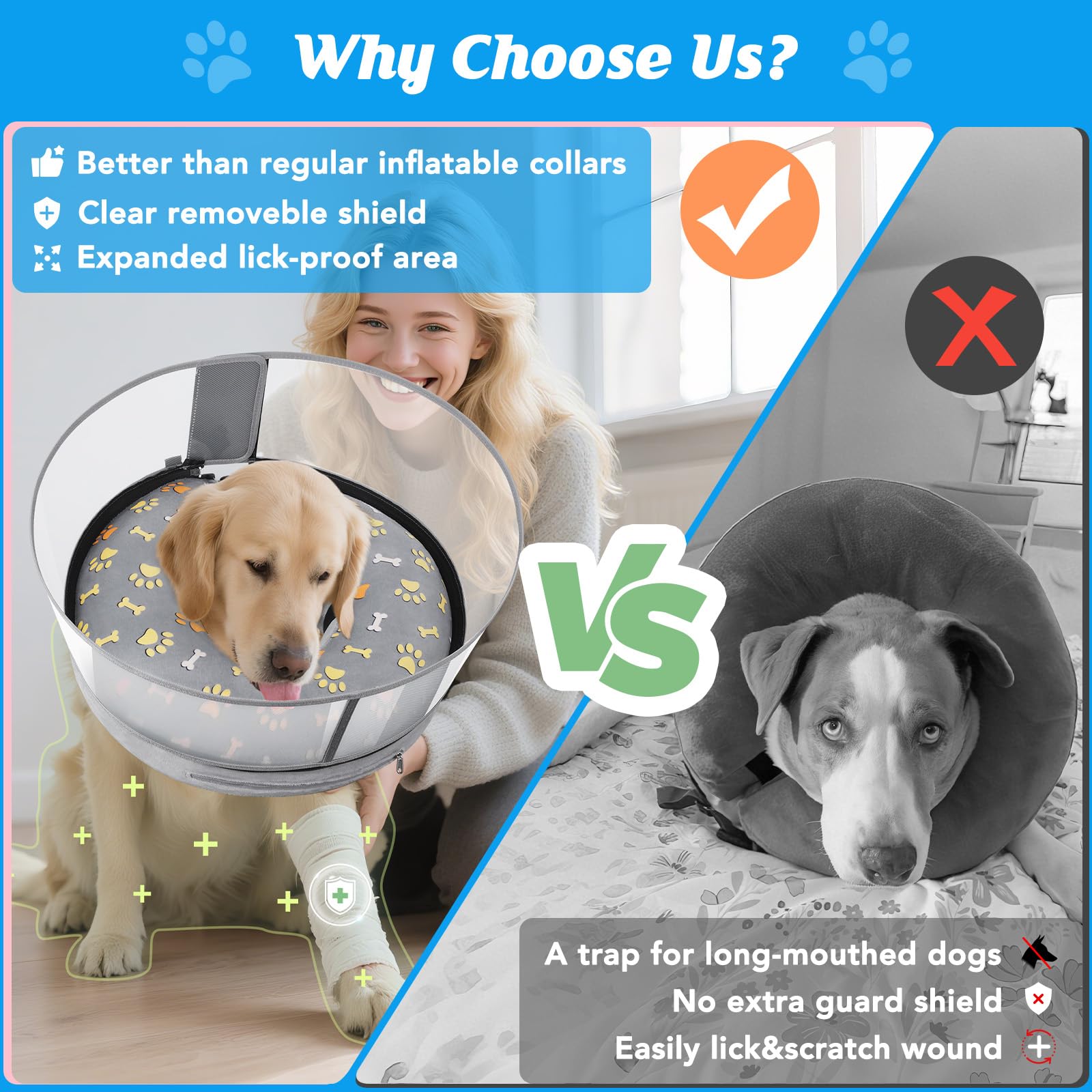 Didopet ajuste seguro mantiene el cono estable con correa y broches.