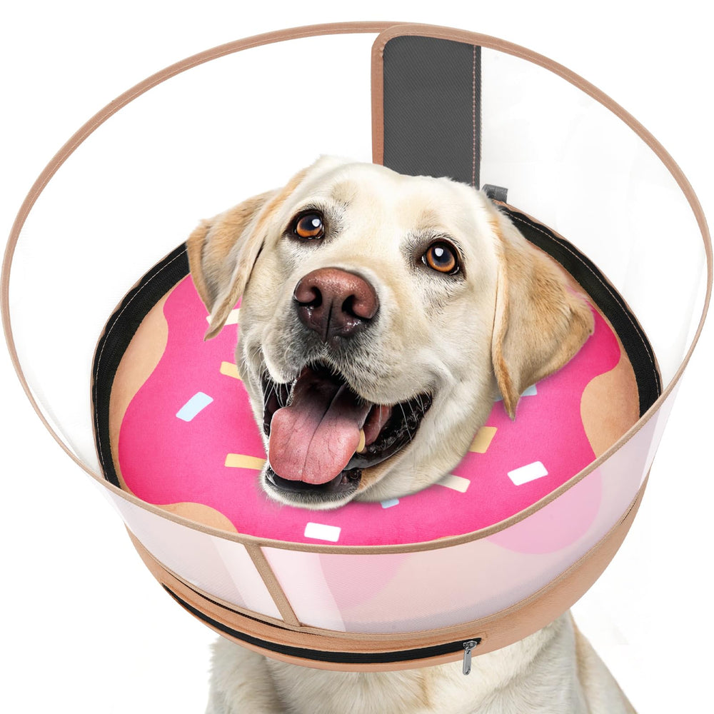 Didopet collar inflable para perros con cono seguro durante la recuperación.