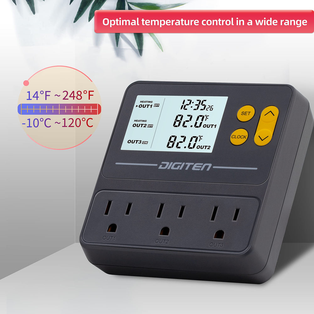 DIGITEN configuración independiente para cada toma, sin interferencias