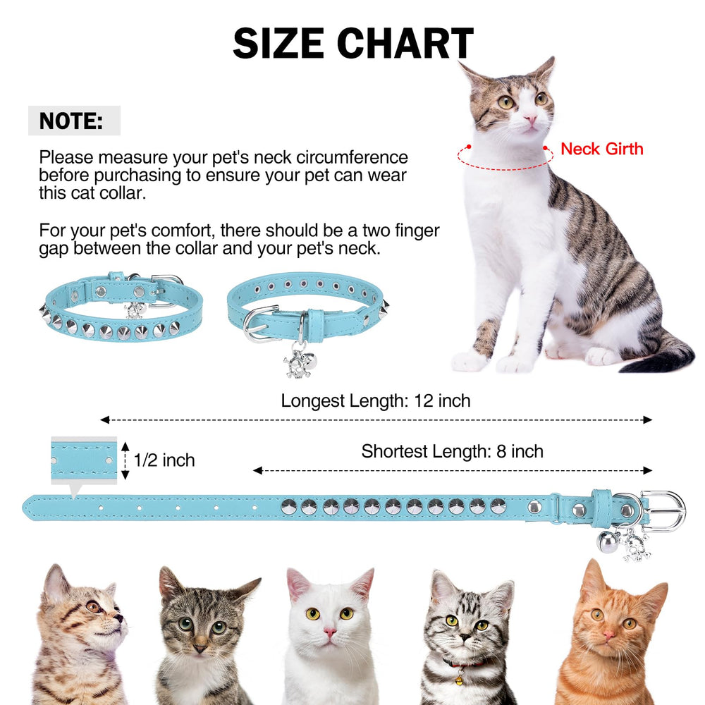DILLYBUD collar gato con cráneo desmontable para cambiar estilo
