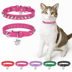DILLYBUD collar para gato con cascabel, cómodo y visible en interiores
