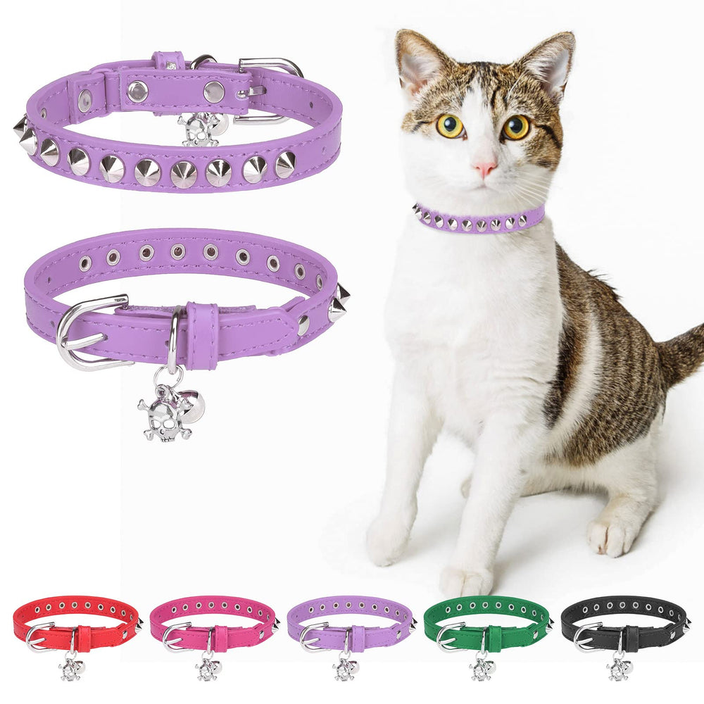 Collar DILLYBUD para gato con calavera, estilo distintivo para salidas diarias
