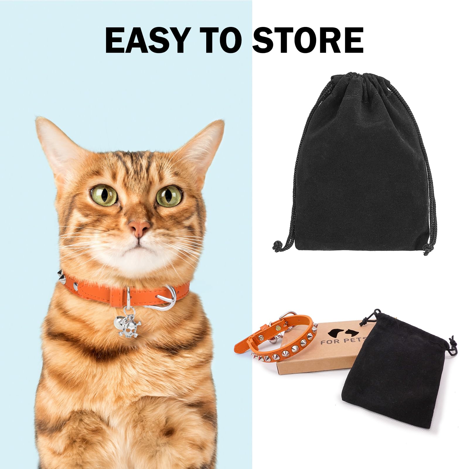 Empaque de terciopelo ecoamigable para regalo del collar DILLYBUD.