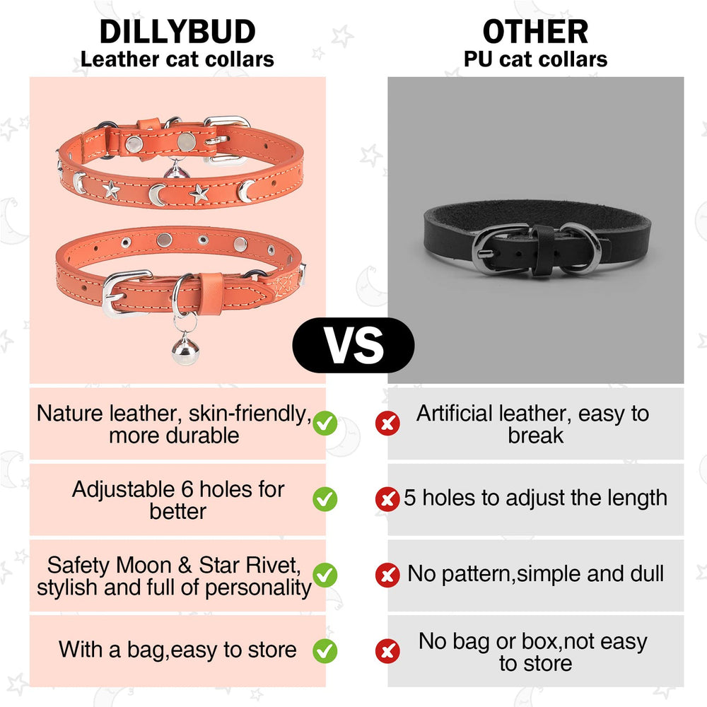 DILLYBUD collar con sistema elástico de seguridad para liberación ante tirones.