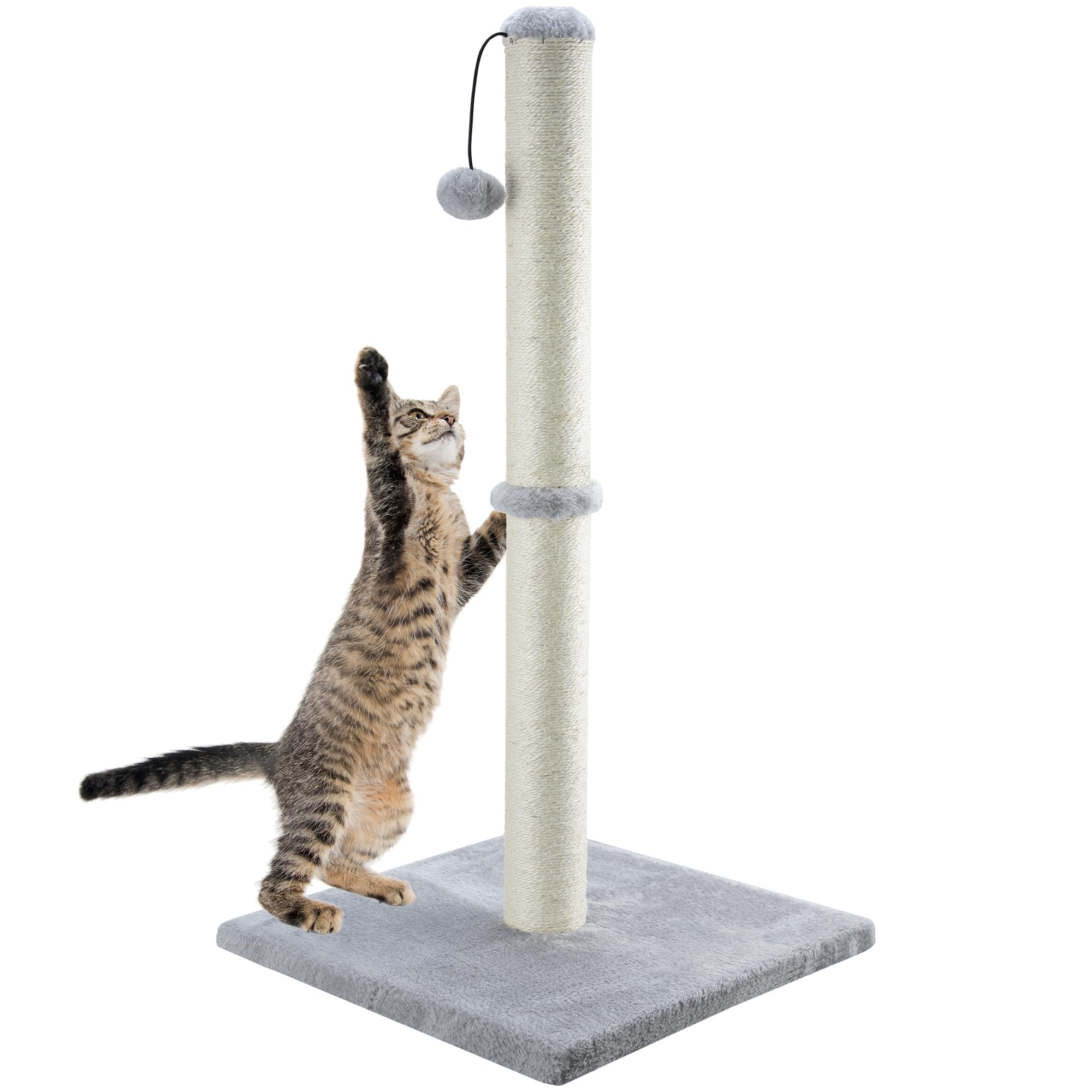 Dimaka poste rasca-gato 34 pulgadas, ideal para gatos grandes y gatitos.