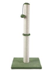 Dimaka poste rascador para gatos de 29 pulgadas, ideal para estiramientos completos.