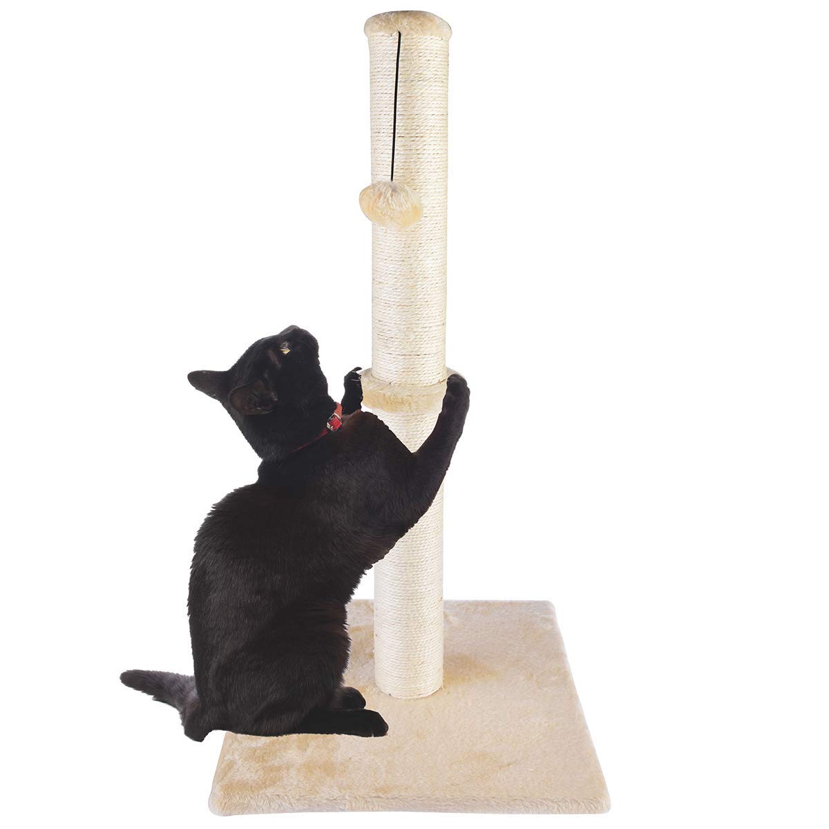 Dimaka rascador vertical de 34 pulgadas, perfecto para gatos grandes.