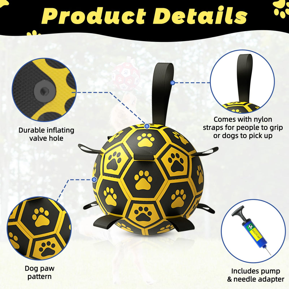 Diman balón para perro talla grande, perfecto para perros grandes y entrenamiento exterior.