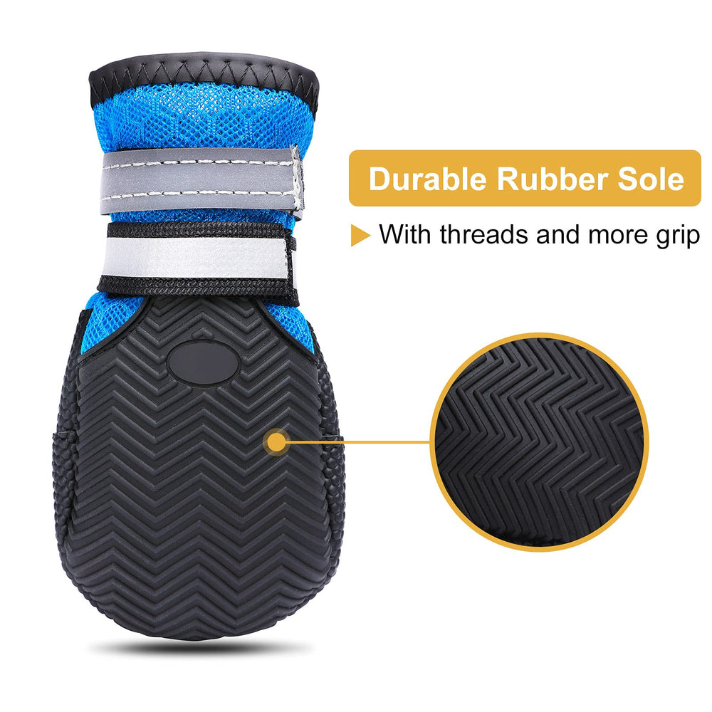 Dimicoo botas con diseño de malla de aire para comodidad durante el paseo.