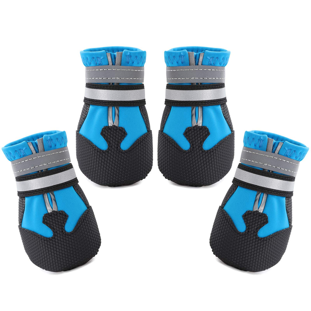 Dimicoo botas impermeables para perros, protección en lluvia