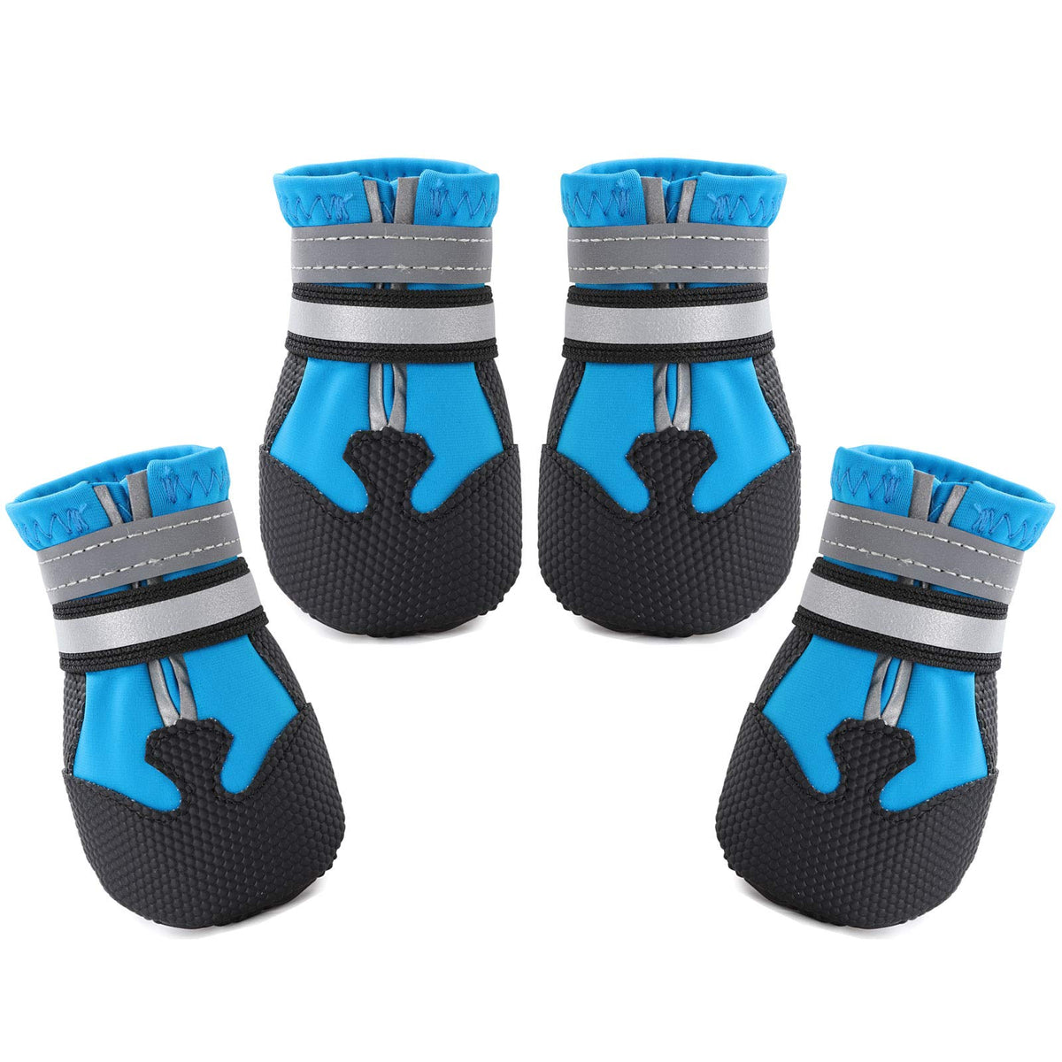 Dimicoo botas impermeables para perros, protección en lluvia