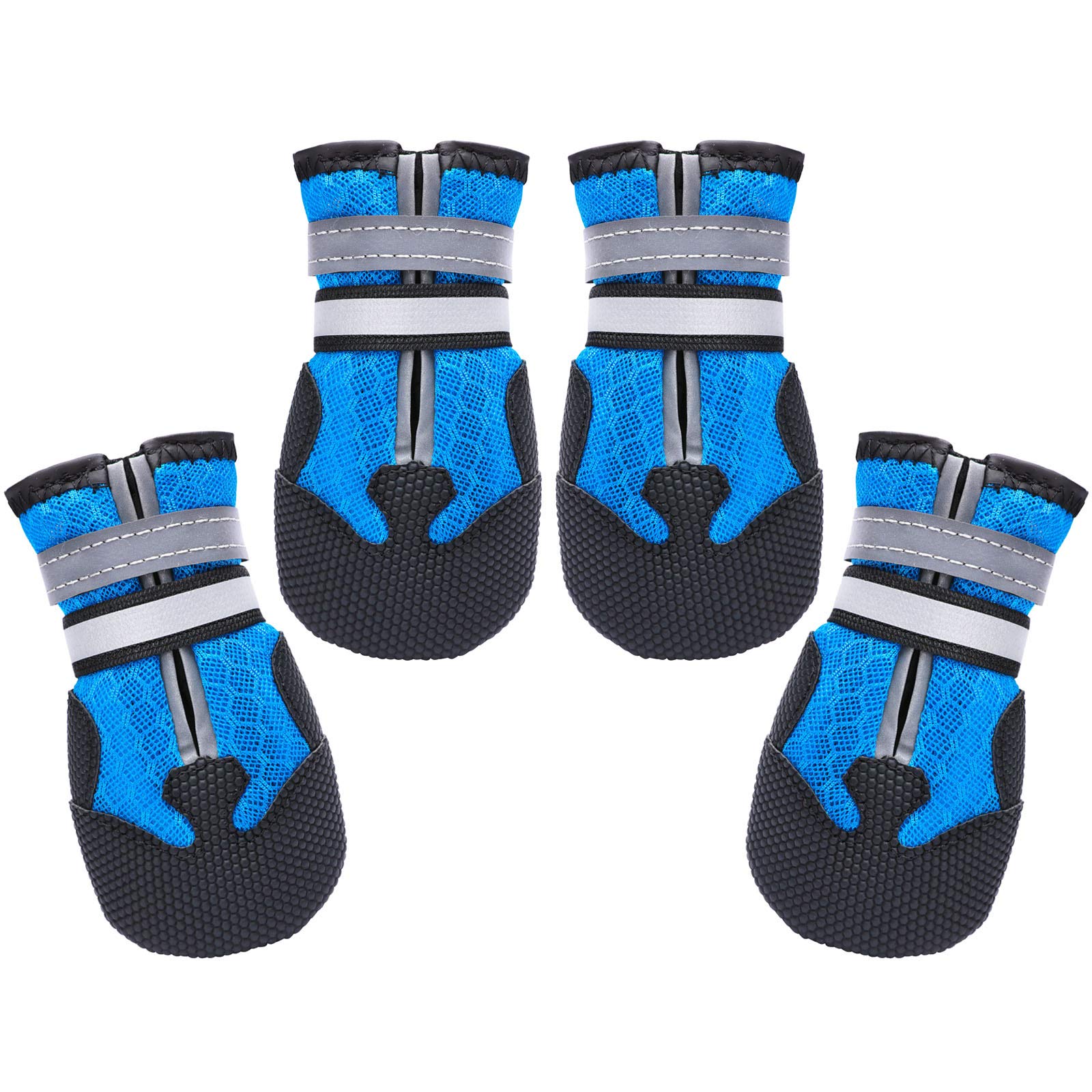 Dimicoo botas para perros transpirables, ideales para caminatas seguras en exteriores.