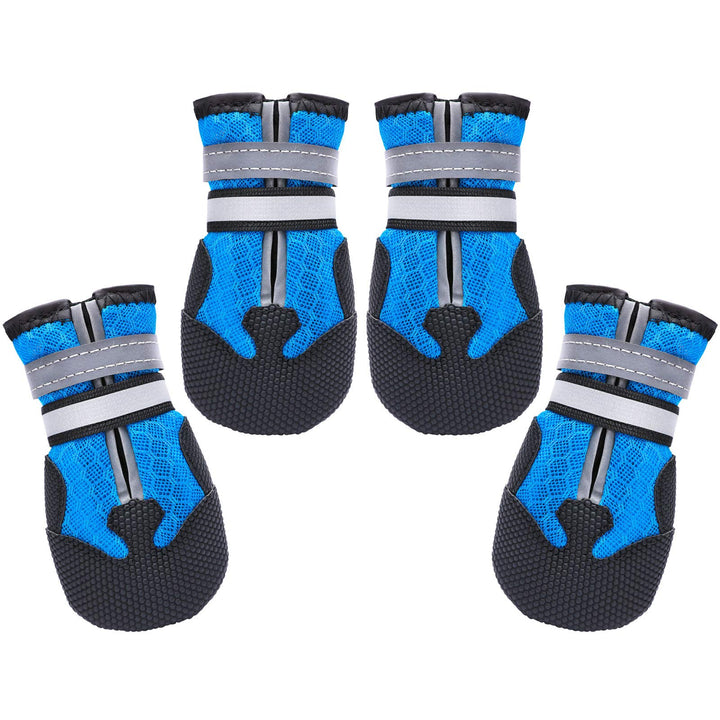 Dimicoo botas transpirables para patas, comodidad fresca en paseos.