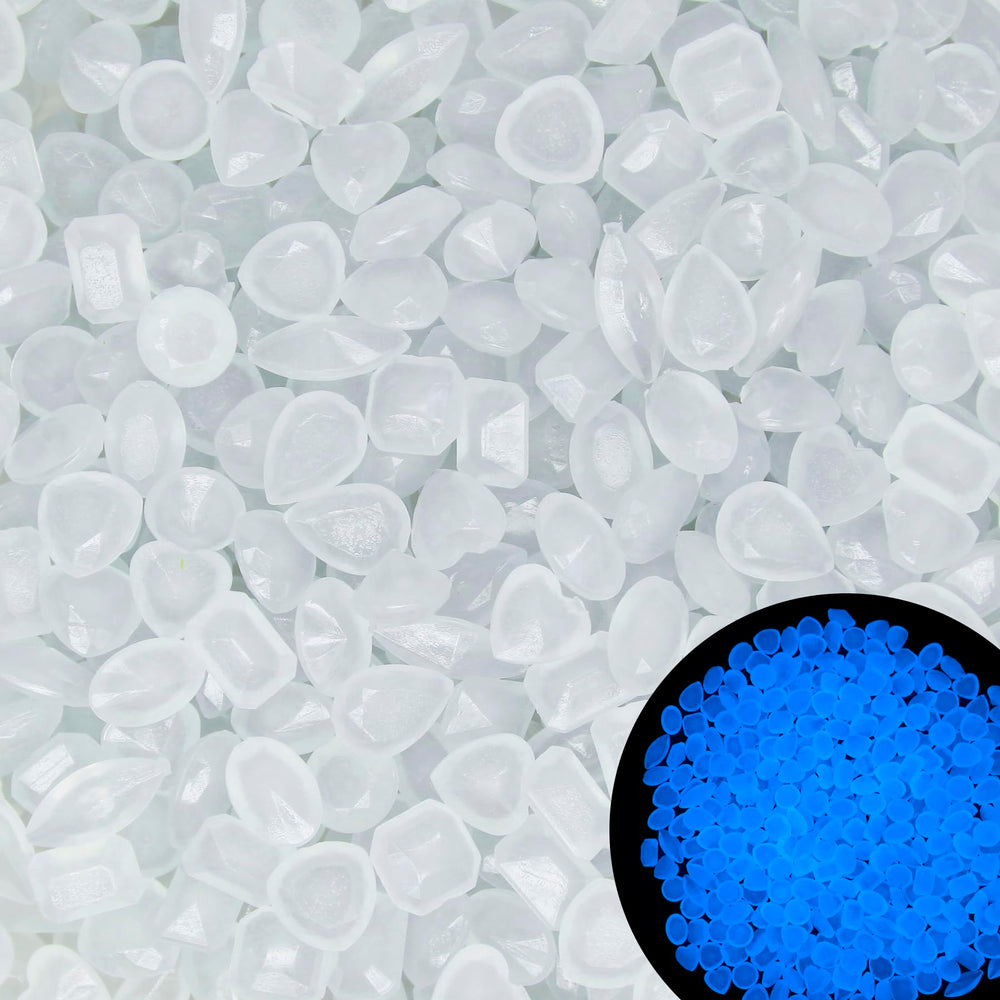 Piedras luminosas en forma de gema de Dinastía Kaiyuan para decoración nocturna del jardín.