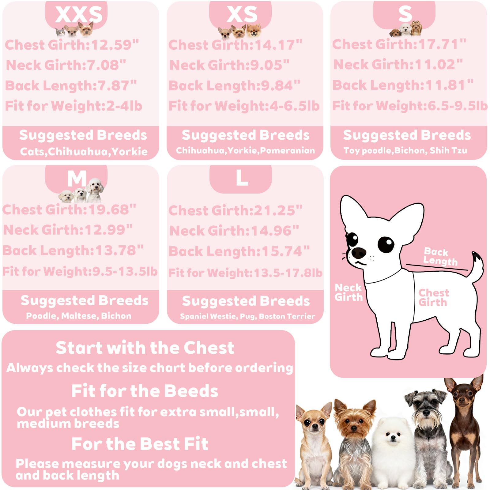 Dinkinty ropa fácil de poner y quitar para mascotas.