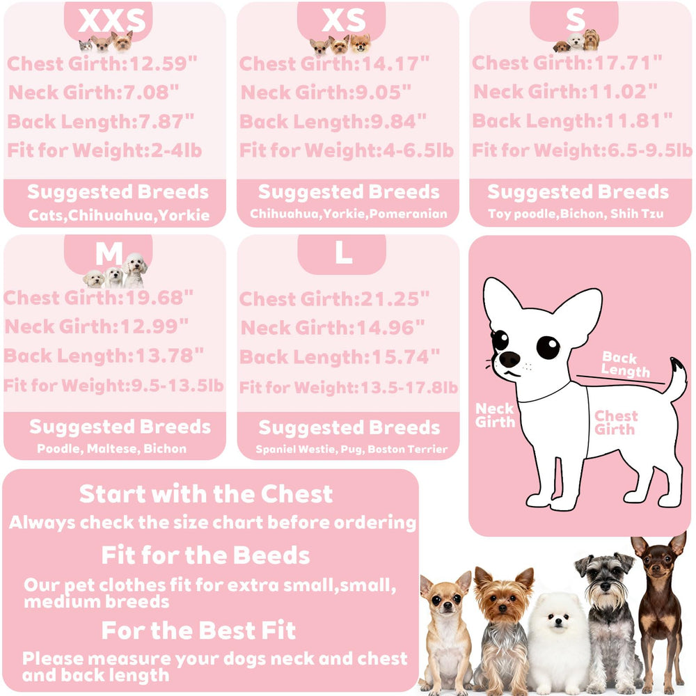 Dinkinty ropa fácil de poner y quitar para mascotas.