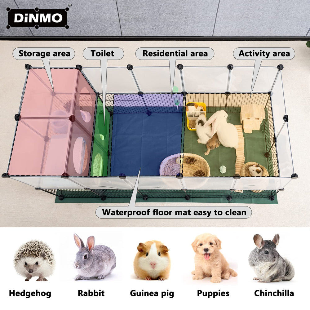 DINMO corrales con divisiones y puertas para crear zonas de descanso y juego