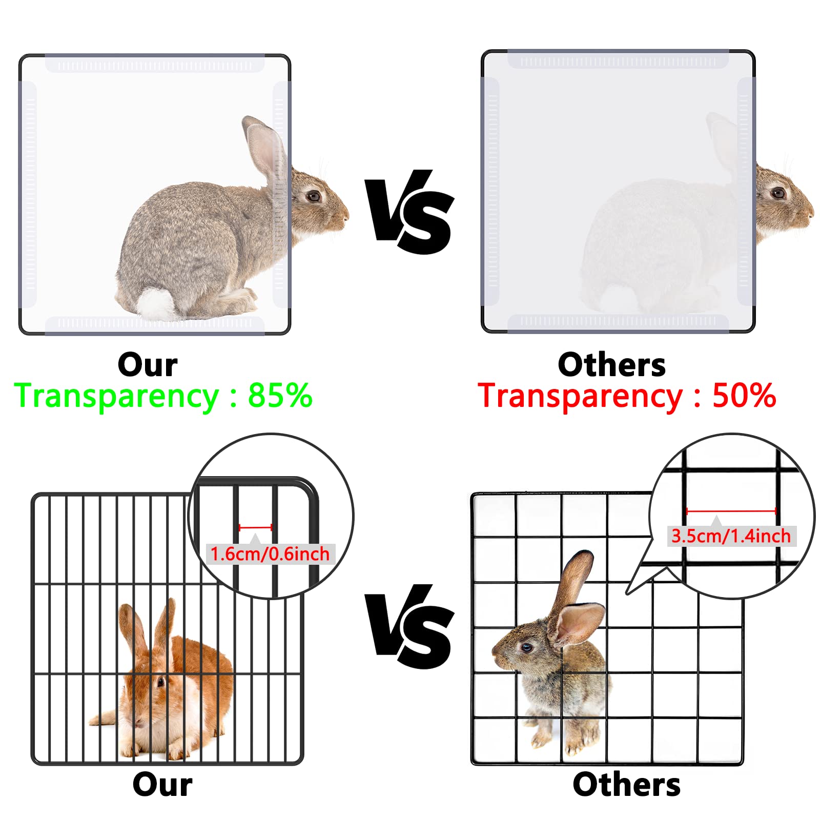 DINMO juego seguro para conejos, hámsters y otras mascotas pequeñas