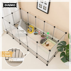 DINMO jaula-ensamblaje fácil con martillo de goma incluido