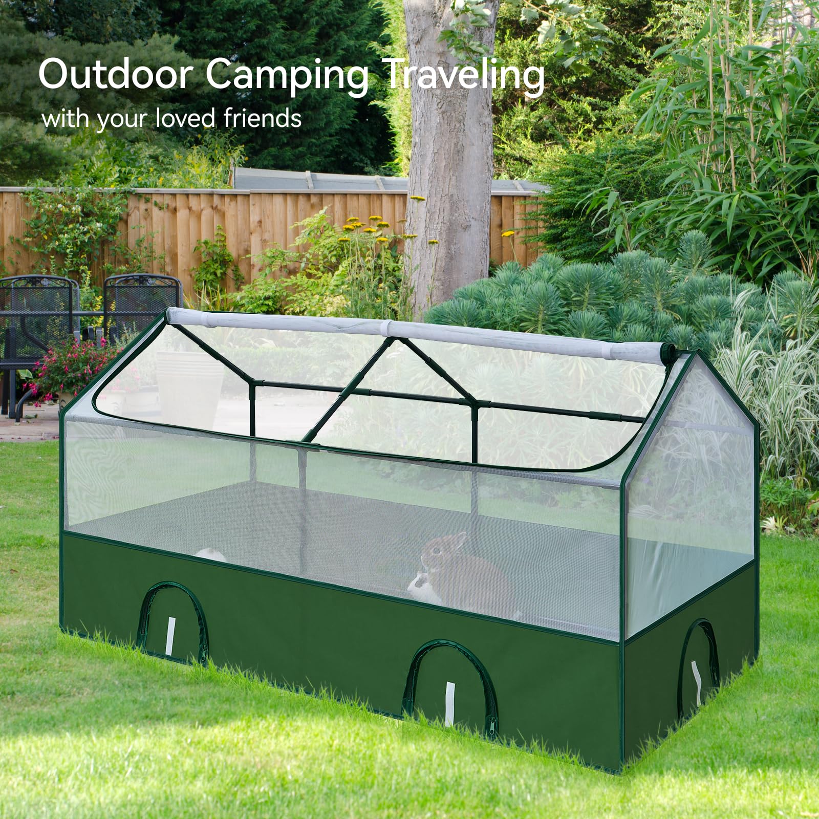 Dinmo Playpen para conejillos de indias con malla transpirable y buena visibilidad