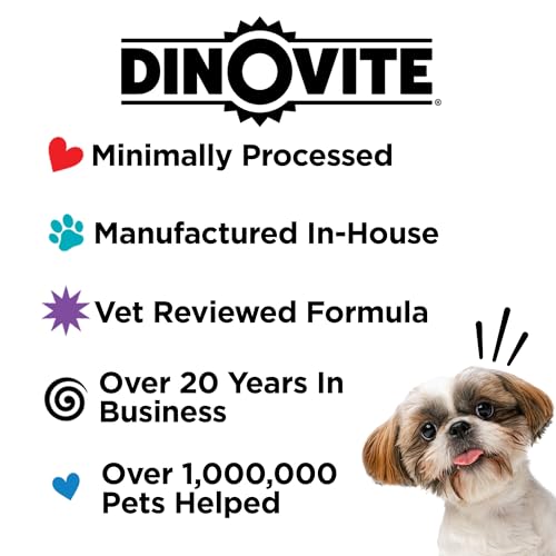 Dinovite 3 en 1 Probiotico para perros pequenos, probioticos vivos para la flora intestinal.