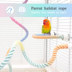 DINTSTYLE percha cuerda resistente para aves con diseño seguro