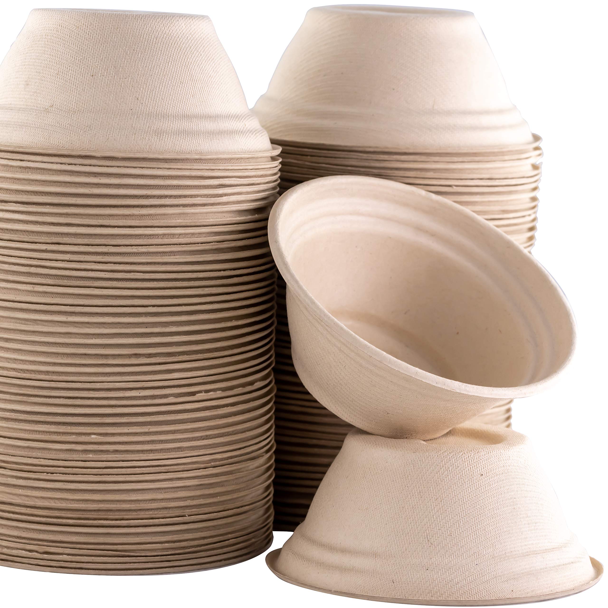 Disco Pets: tazón desechable 8 oz en kraft para comidas rápidas y limpias.