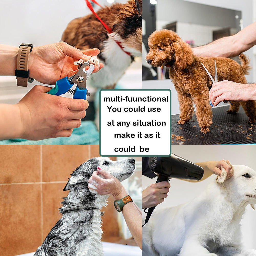 DISCPETSEC variedad de tamaños compatibles para diferentes razas caninas.