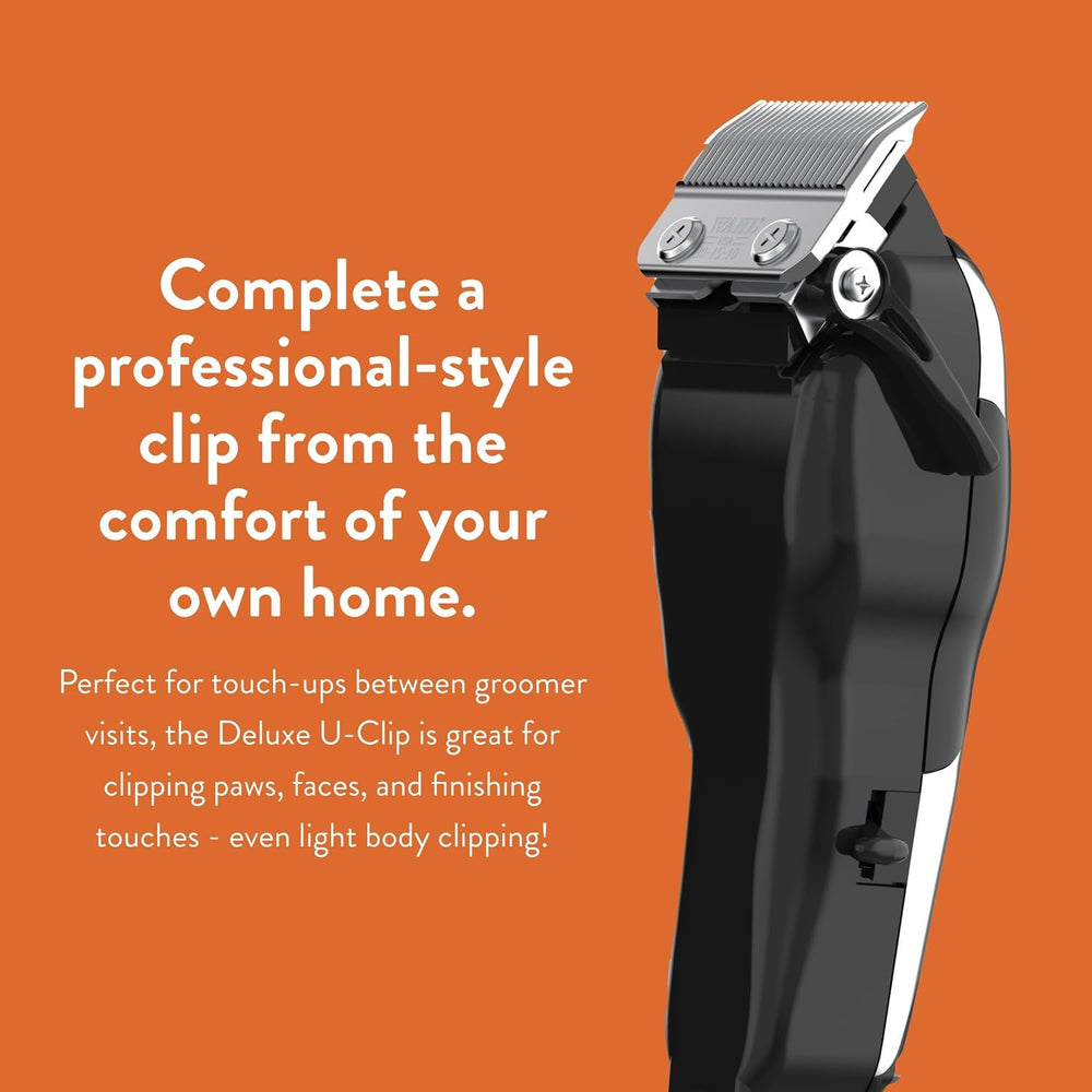 Diseño negro cromo de Wahl Pro Animal Deluxe U-Clip