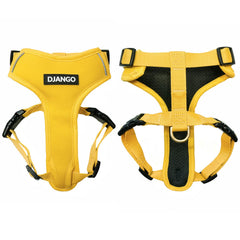 DJANGO Aventura arnés pequeño con vista frontal y ajuste cómodo para paseos.