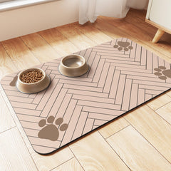 DK177 alfombra absorbente para mascotas, recoge derrames de agua y comida