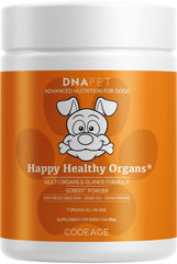 DNA PET bolsa de suplemento multiórganos para perros que apoya pelaje y energía.
