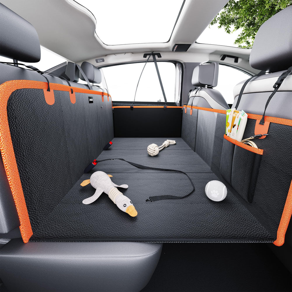 DNYKER extensor de asiento trasero para perros con base rígida y soporte amplio.