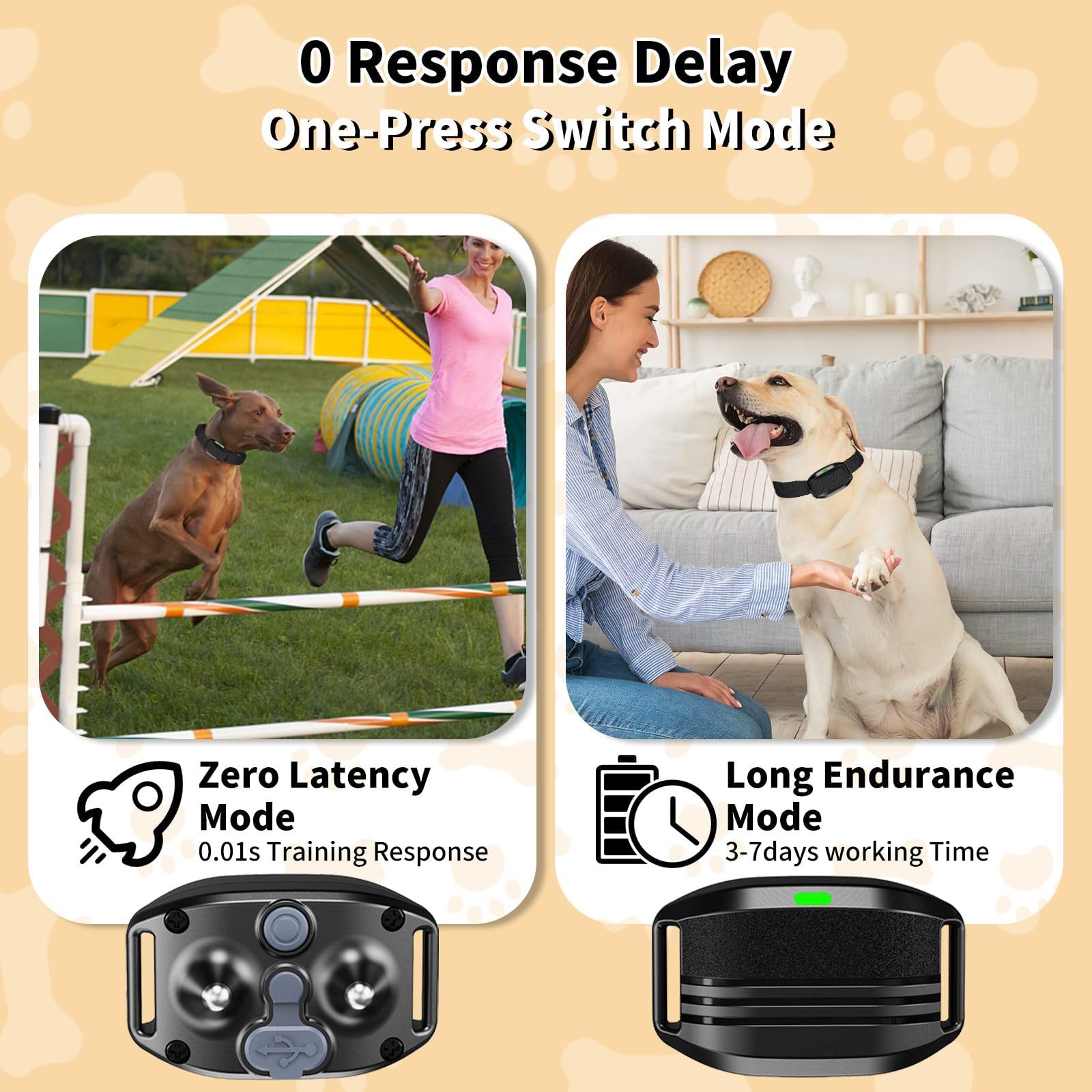 DOBE control-remoto-entrenamiento, control claro durante sesiones.