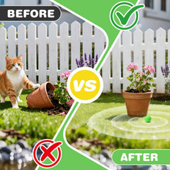DOBYONE bola de protección: mantiene jardín libre de gatos.
