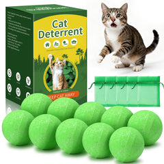 DOBYONE bola repelente para gatos: mantiene interiores y exteriores libres de visitas felinas.