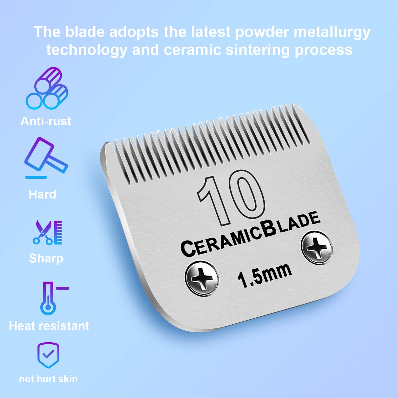 DODAER compatible con Andis, Oster y Wahl para recortes eficientes.