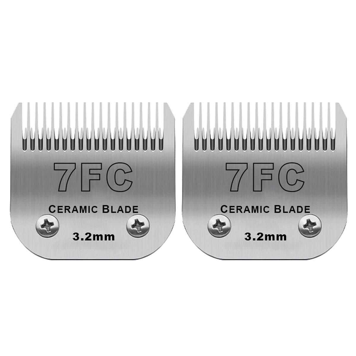 DODAER: paquete de dos cuchillas cerámicas 7FC para un corte cómodo