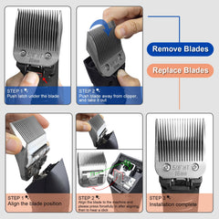 Cuchilla DODAER compatible con Andis A5, ideal para cortes rápidos.