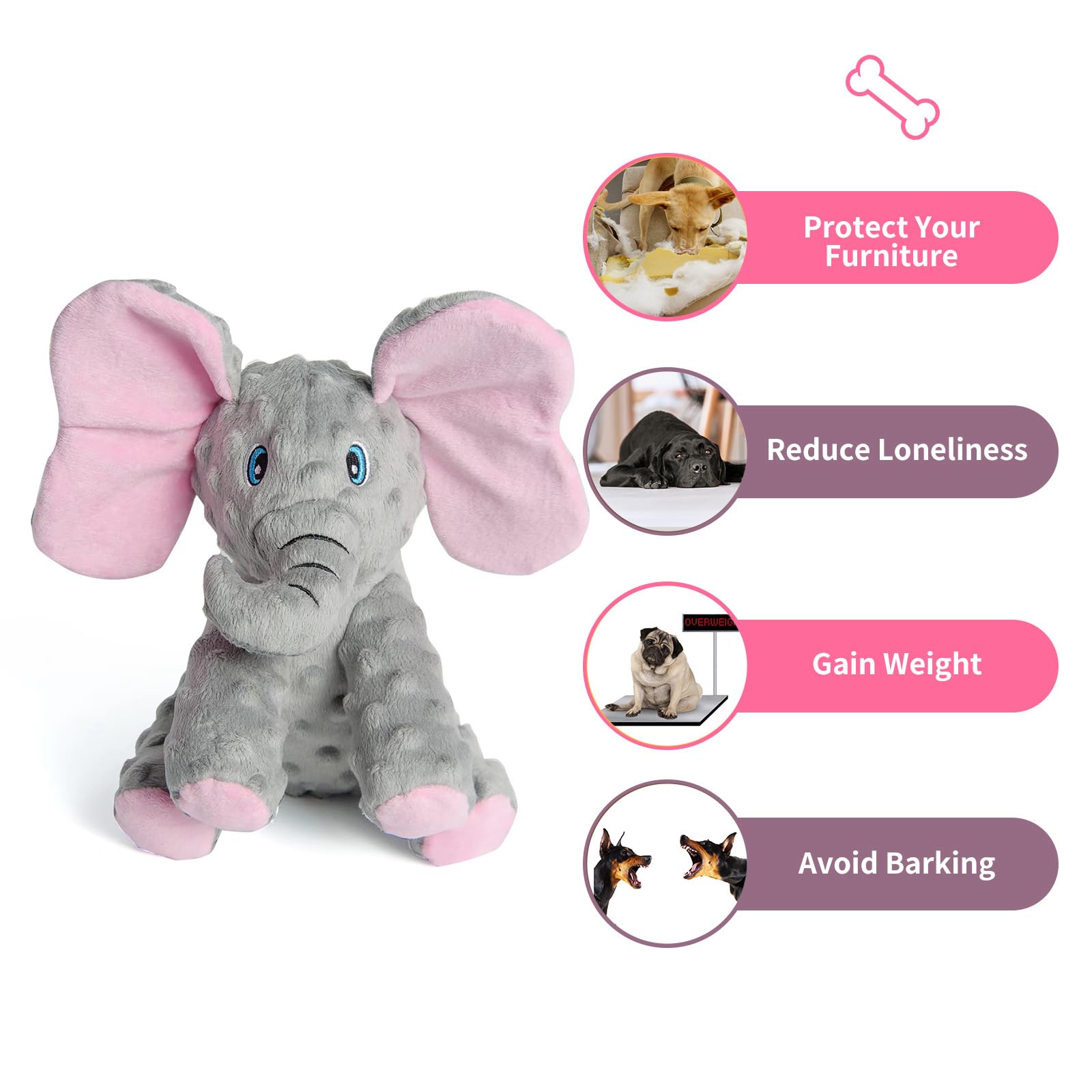 DODODOLA peluche masticable, perfecto para mordidas suaves y entretenimiento diario.