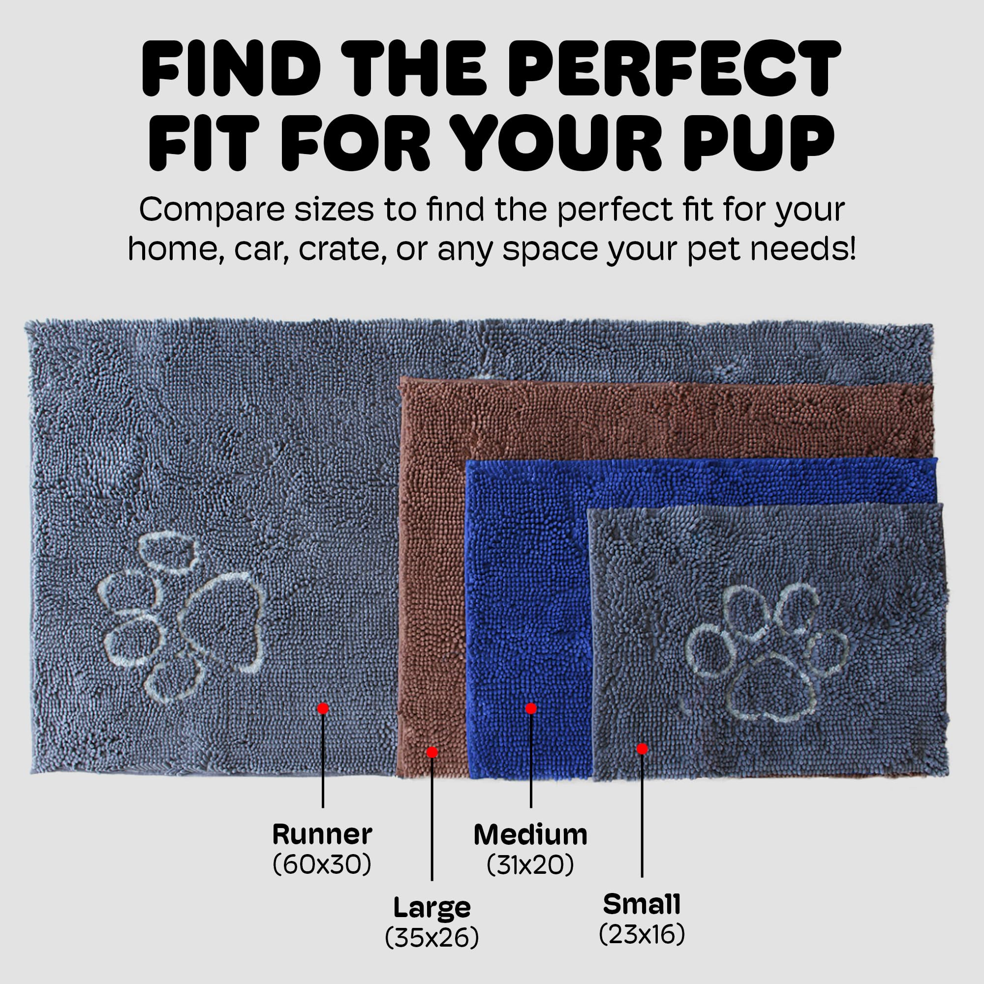 Dog Gone Smart Dirty Dog Doormat lavable-en-maquina para lavado frecuente