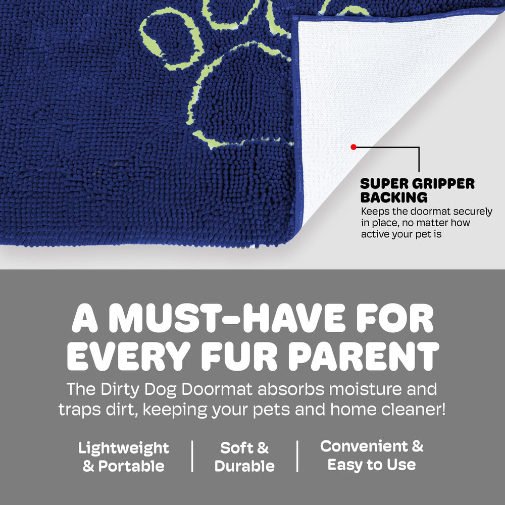 Dog Gone Smart Dirty Dog Doormat usos-multiples en coche, jaula o cuencos