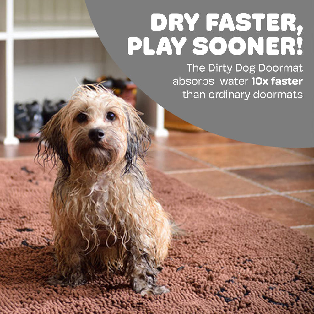 Dog Gone Smart tapete de entrada se seca rápido para uso continuo durante el día