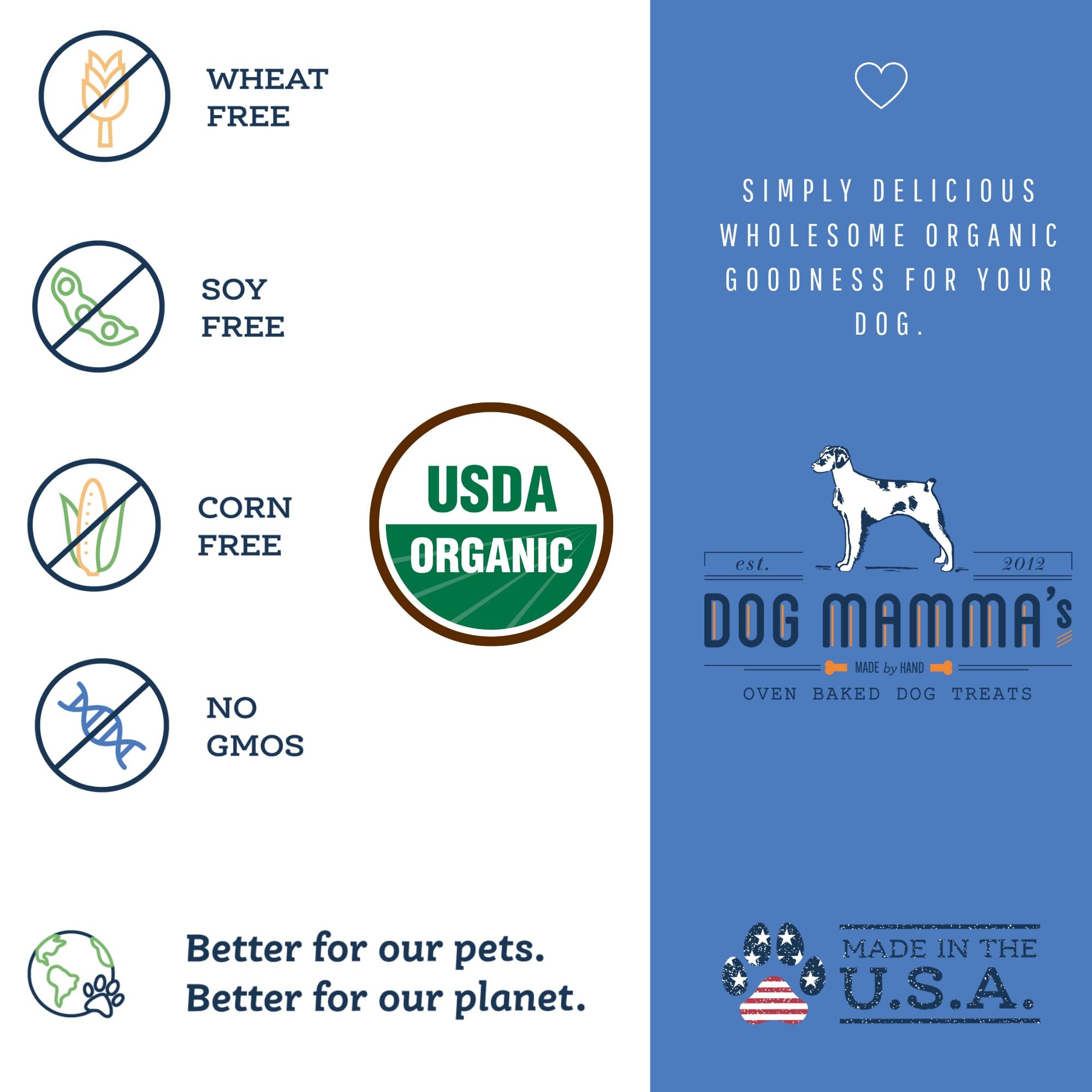 Dog Mamma's Receta orgánica con canela para aroma suave