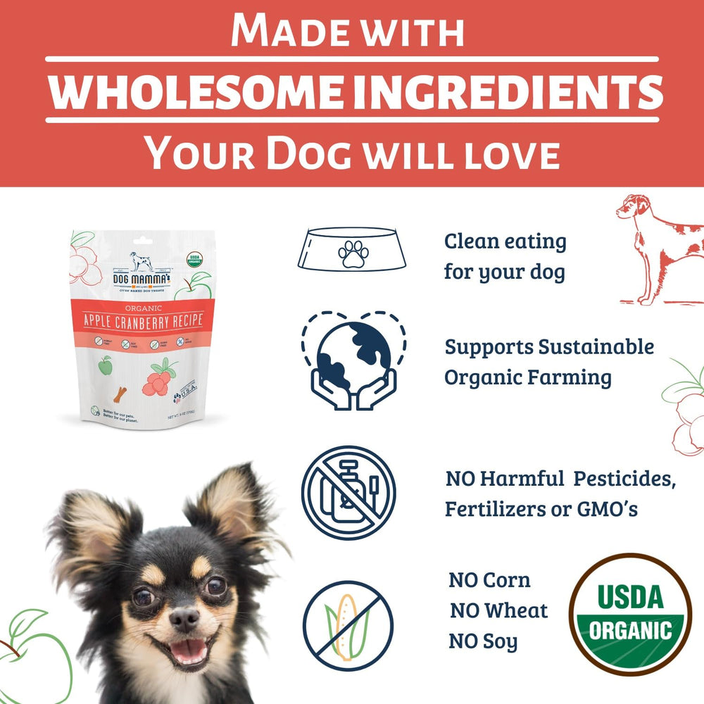 Dog Mamma's fórmula sin trigo, maíz ni soja, opción limpia.