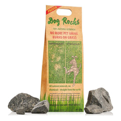 Dog Rocks envase 200 g listo para reducir manchas en el césped.