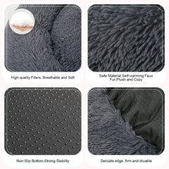 DogBaby cama-bordes-elevados, calor y seguridad para rascar y apoyar la cabeza.